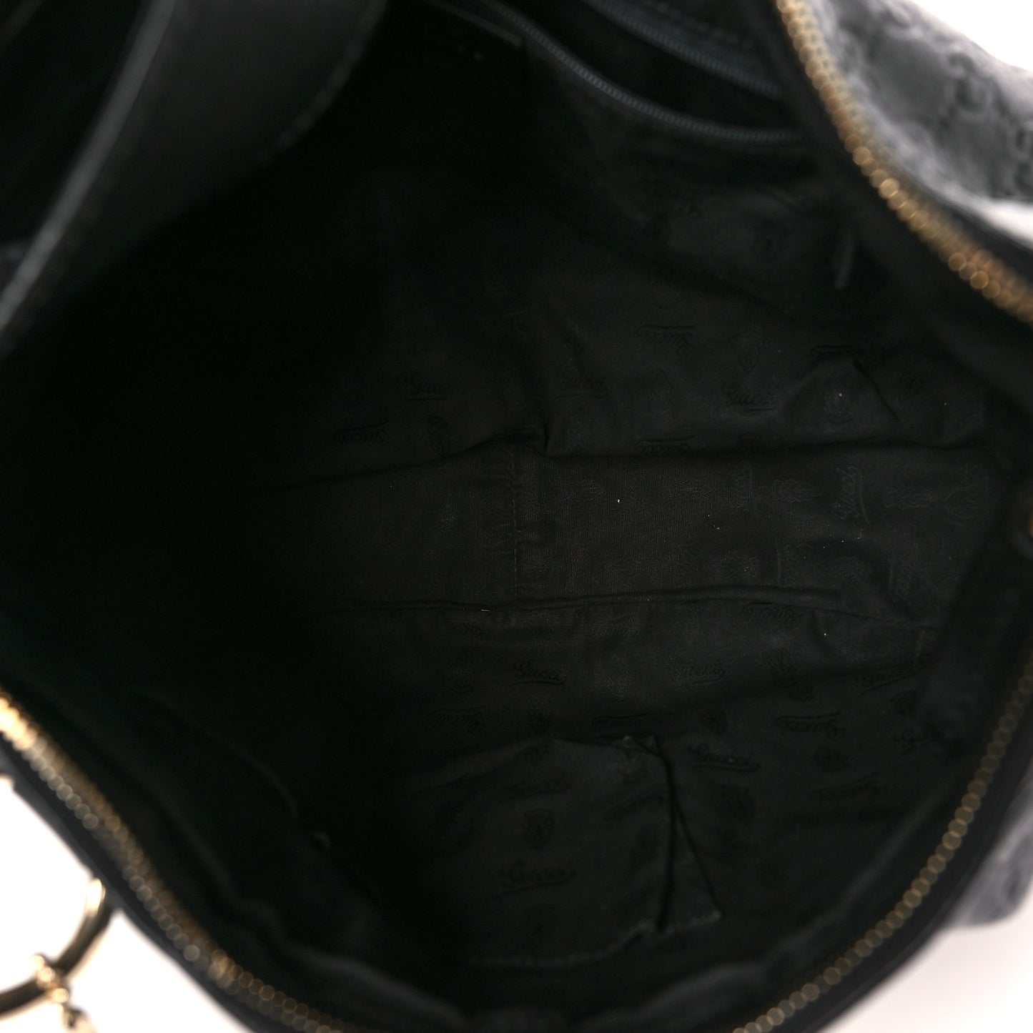 Guccissima Medium Sukey Hobo Black