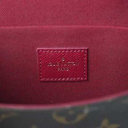 Louis Vuitton Monogram Pochette Felicie Chain Wallet Fuchsia 7 of 10
