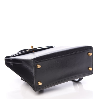 Hermes Courchevel Kelly Sellier Ado Backpack Black 4 of 10