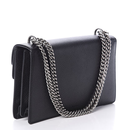 Gucci Pebbled Calfskin Small Dionysus Shoulder Bag Black 2 of 7