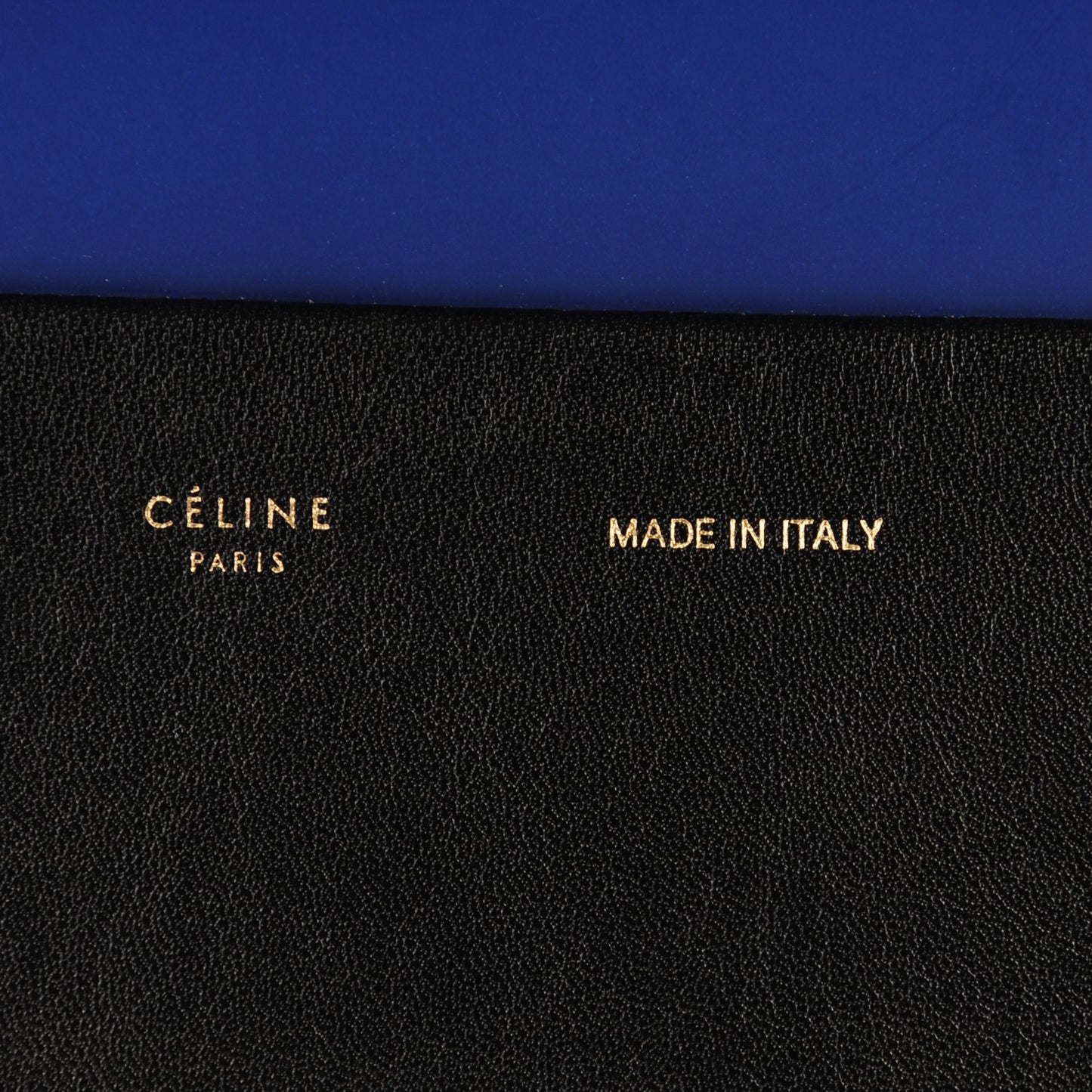 Rubber Lambskin Vertical Cloudy Bi-Cabas Lagoon Black