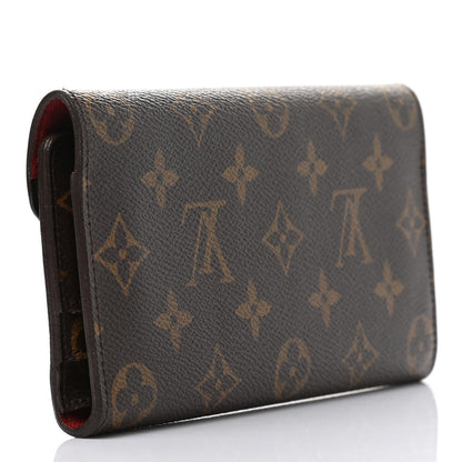 Louis Vuitton Monogram Josephine Wallet Red 3 of 9