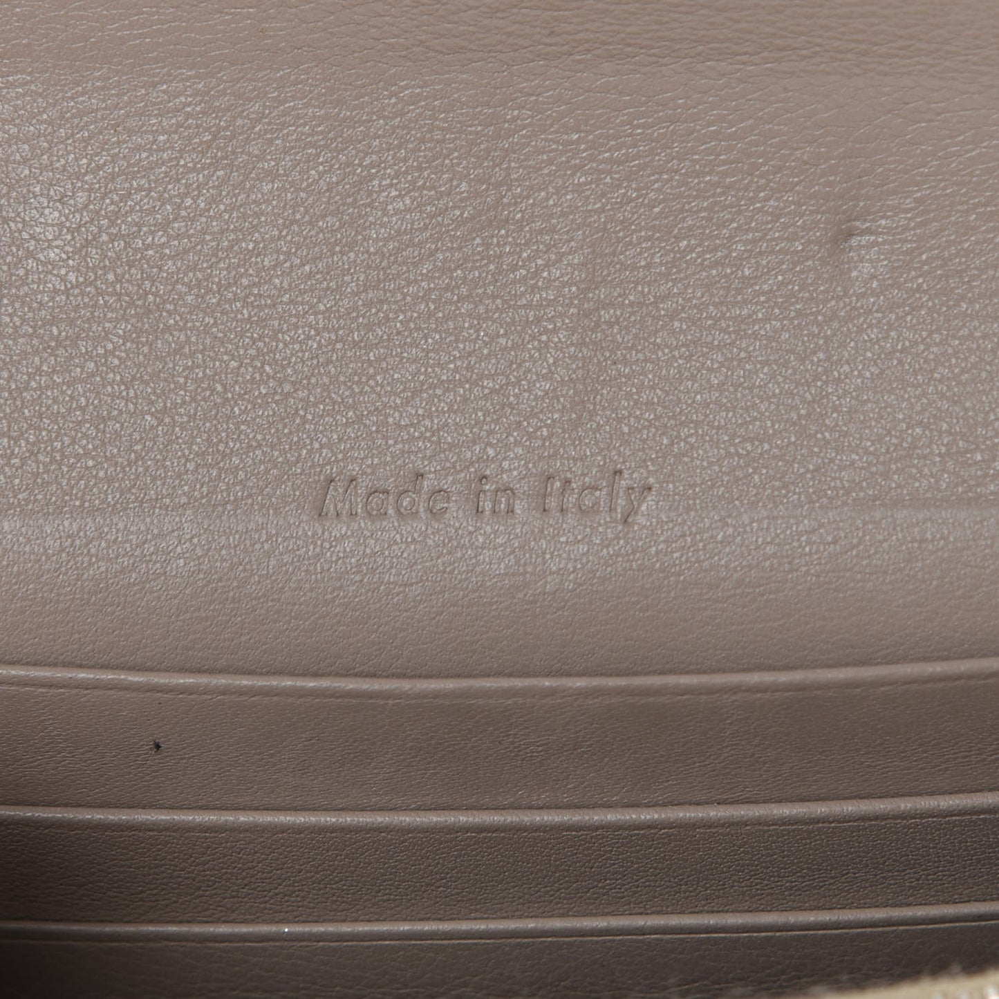 Grained Calfskin Small Trotteur Multifunction Flap Wallet Light Taupe