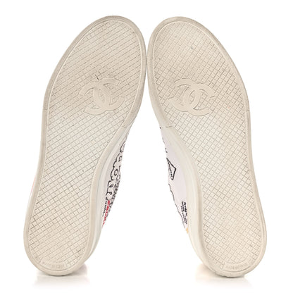 Chanel x Pharrell Williams Calfskin Womens Sneakers 38 White 5 of 11