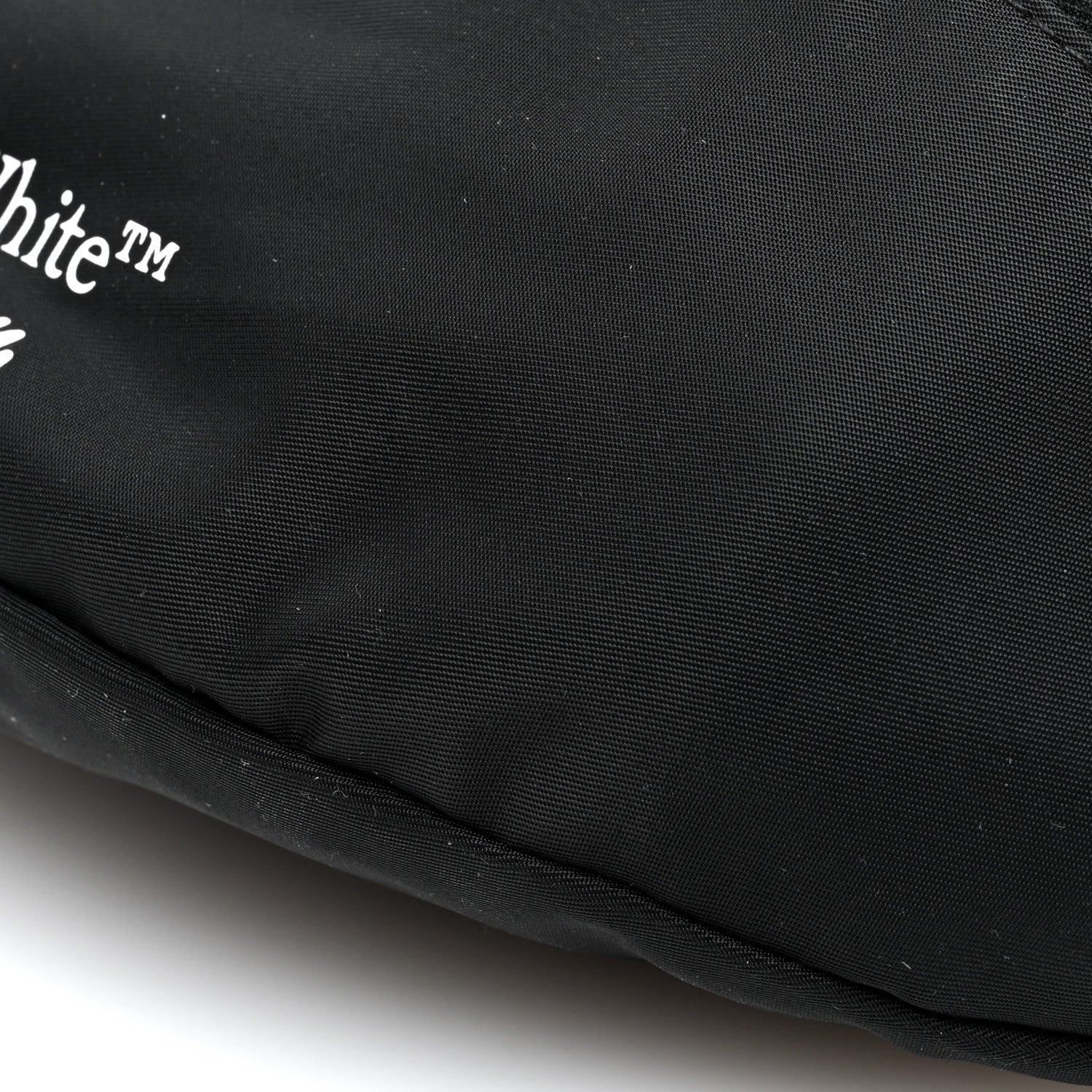 Off-White Canvas Logo Print Belt Bag Black 9 of 9