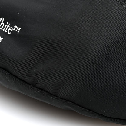 Off-White Canvas Logo Print Belt Bag Black 9 of 9