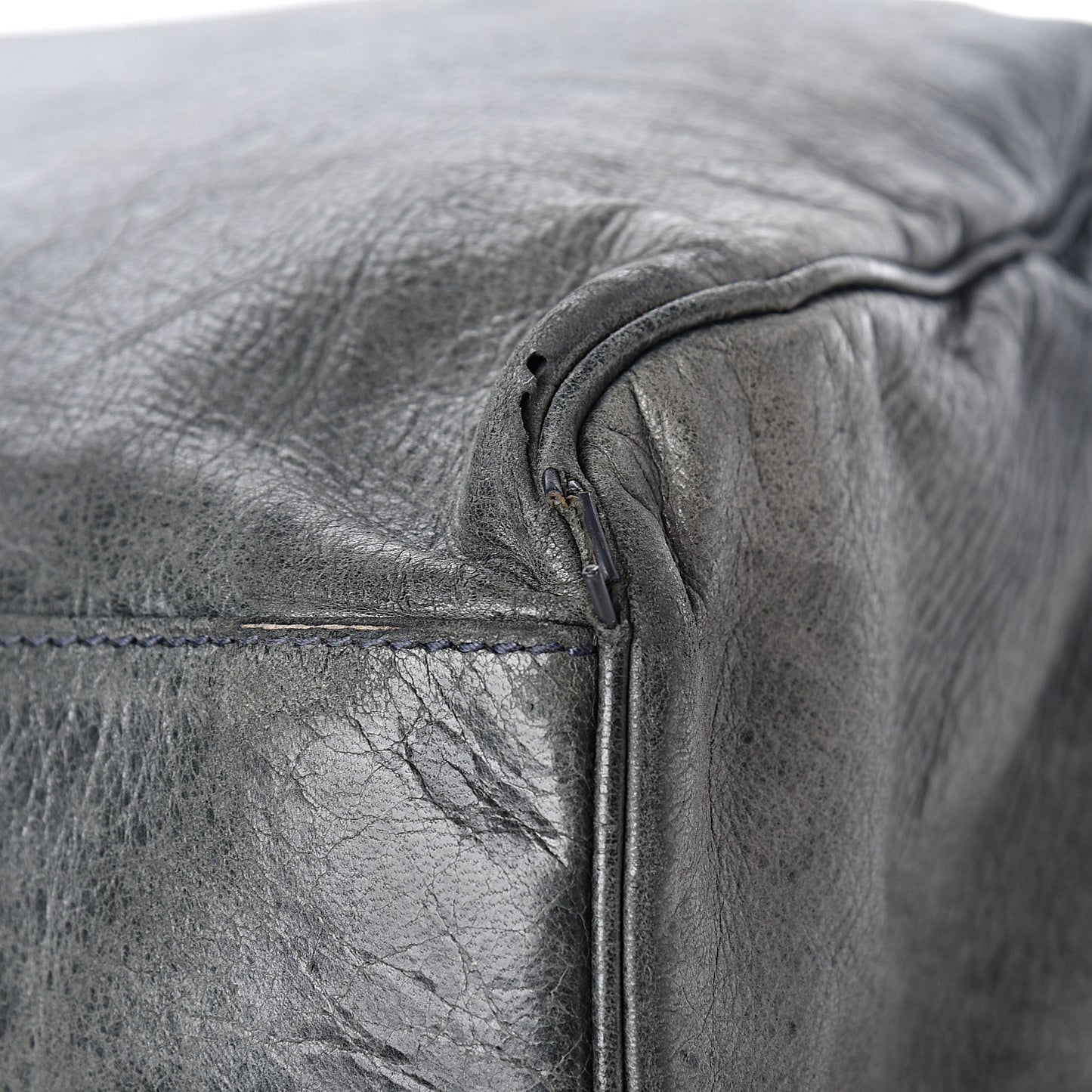 Agneau Giant 21 Silver Hardware Mid Day Grey