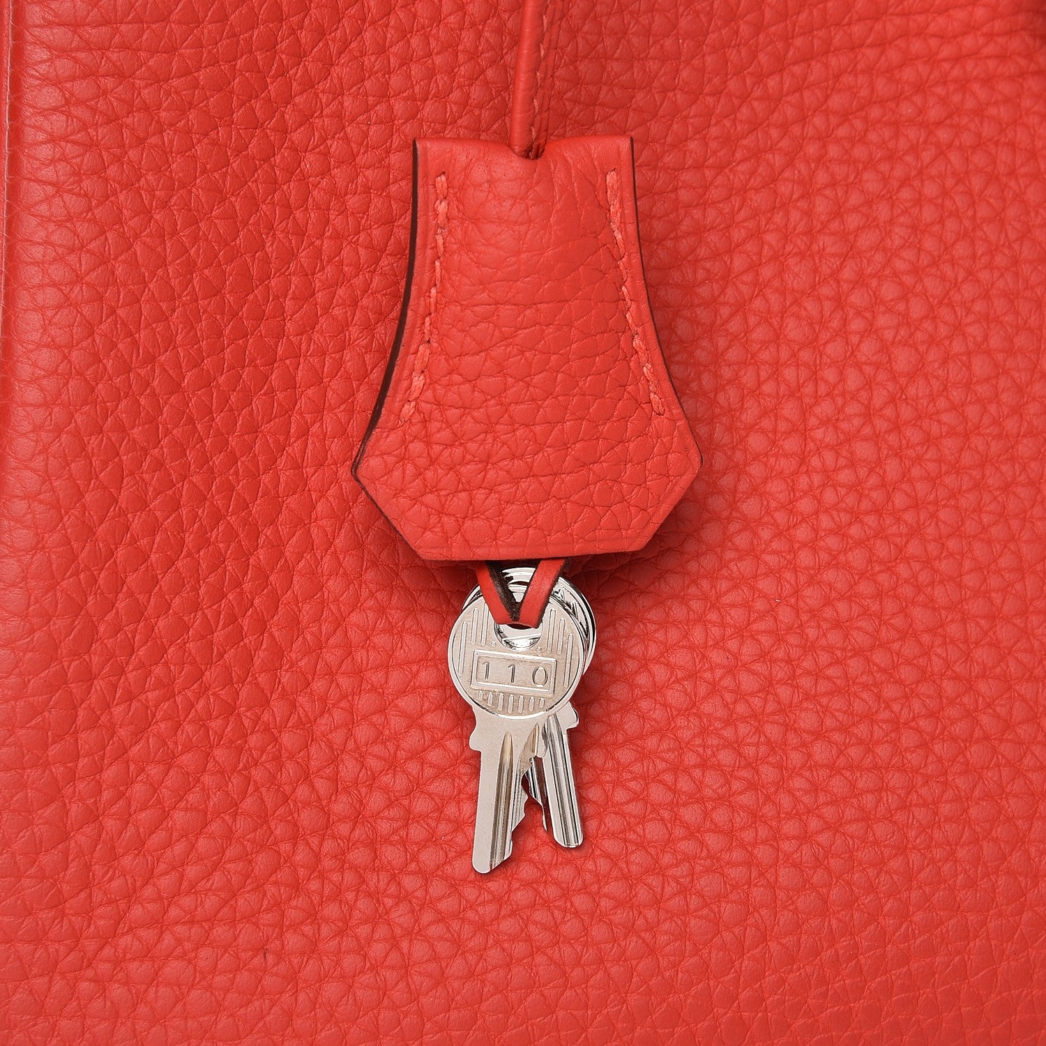 Hermes Taurillon Clemence Kelly Retourne 28 Rouge Tomate 12 of 37