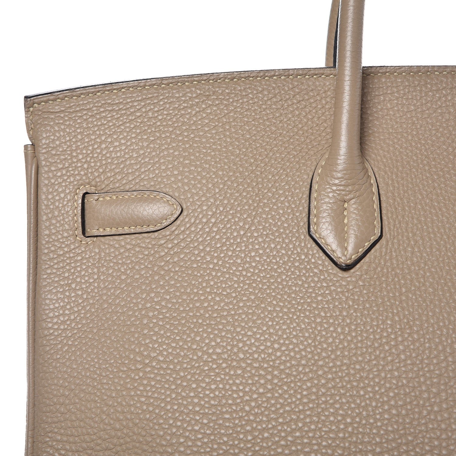 Hermes Taurillon Clemence Birkin 40 Gris Tourterelle 30 of 33