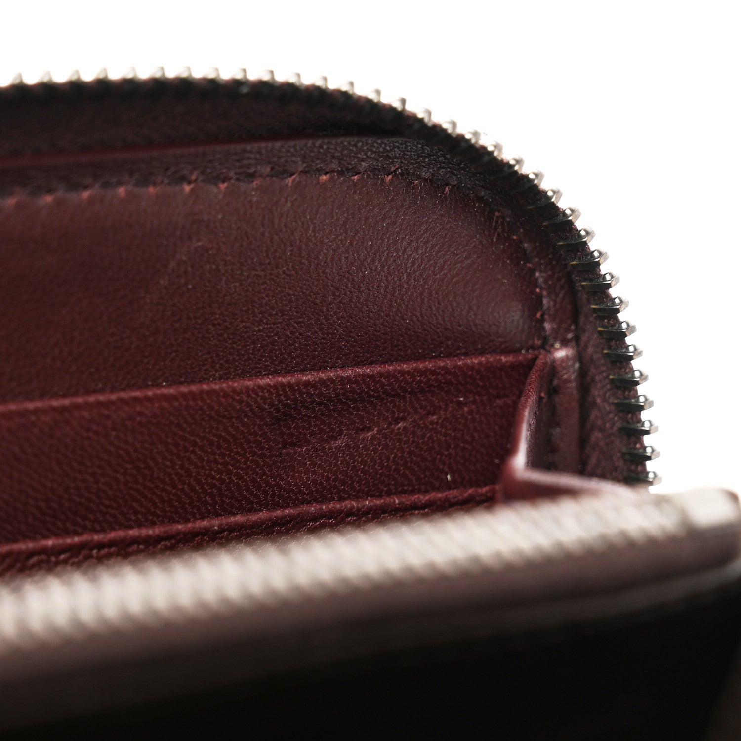 Bottega Veneta Nappa Intrecciato Zip Around Wallet Aubergine 7 of 11