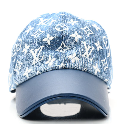 Louis Vuitton Monogram Jacquard Cap M Blue 3 of 9