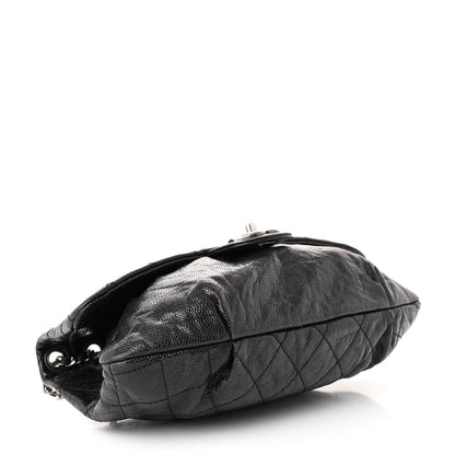 Chanel Caviar Quilted Medium Elastic Flap Black 4 of 10