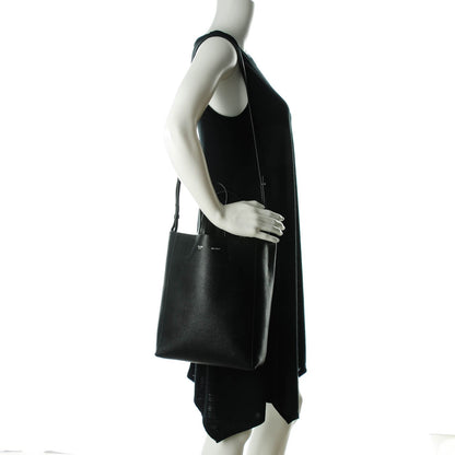 Celine Grained Calfskin Small Vertical Cabas Black 2 of 8