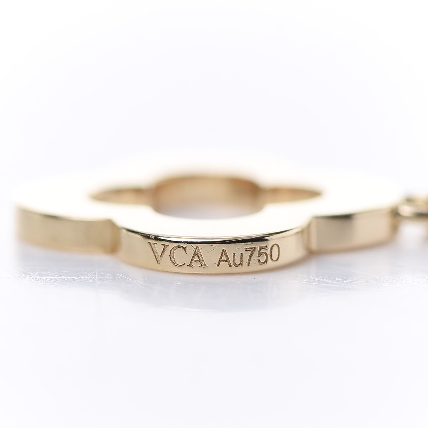 Van Cleef & Arpels 18K Yellow Gold 3 Motifs Byzantine Alhambra Bracelet 5 of 7