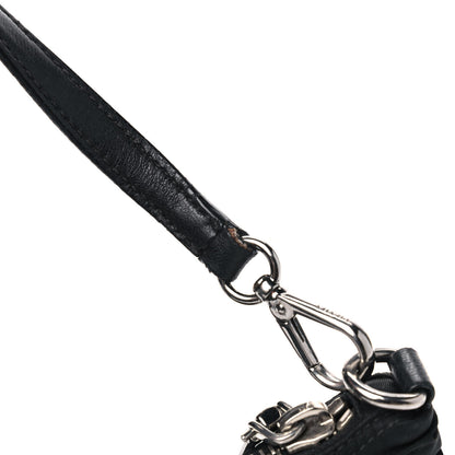 Prada Tessuto Nylon Gaufre Shoulder Bag Black 9 of 9