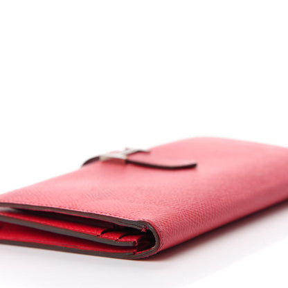 Hermes Epsom Bearn Gusset Wallet Bougainvillea 6 of 10