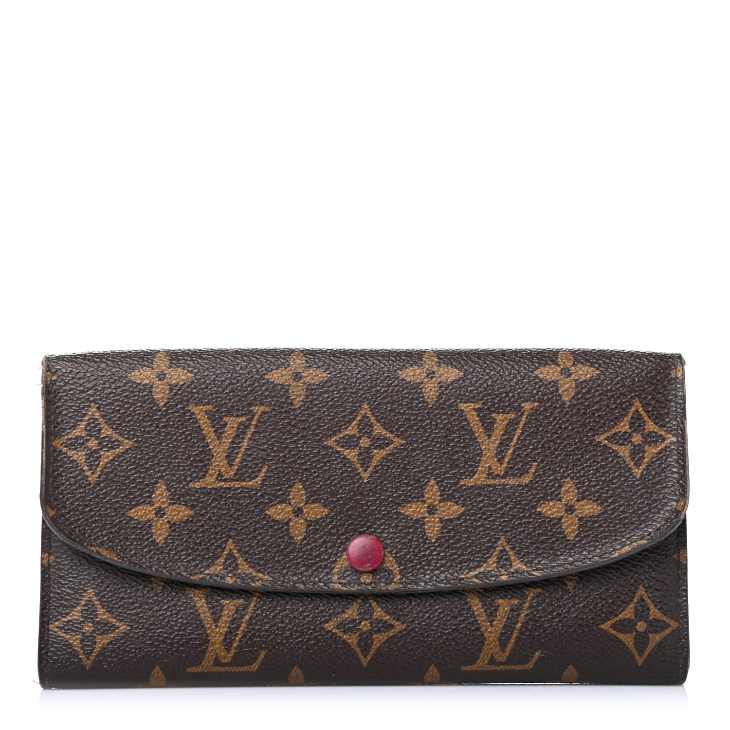 Louis Vuitton Monogram Emilie Wallet Fuchsia 1 of 4