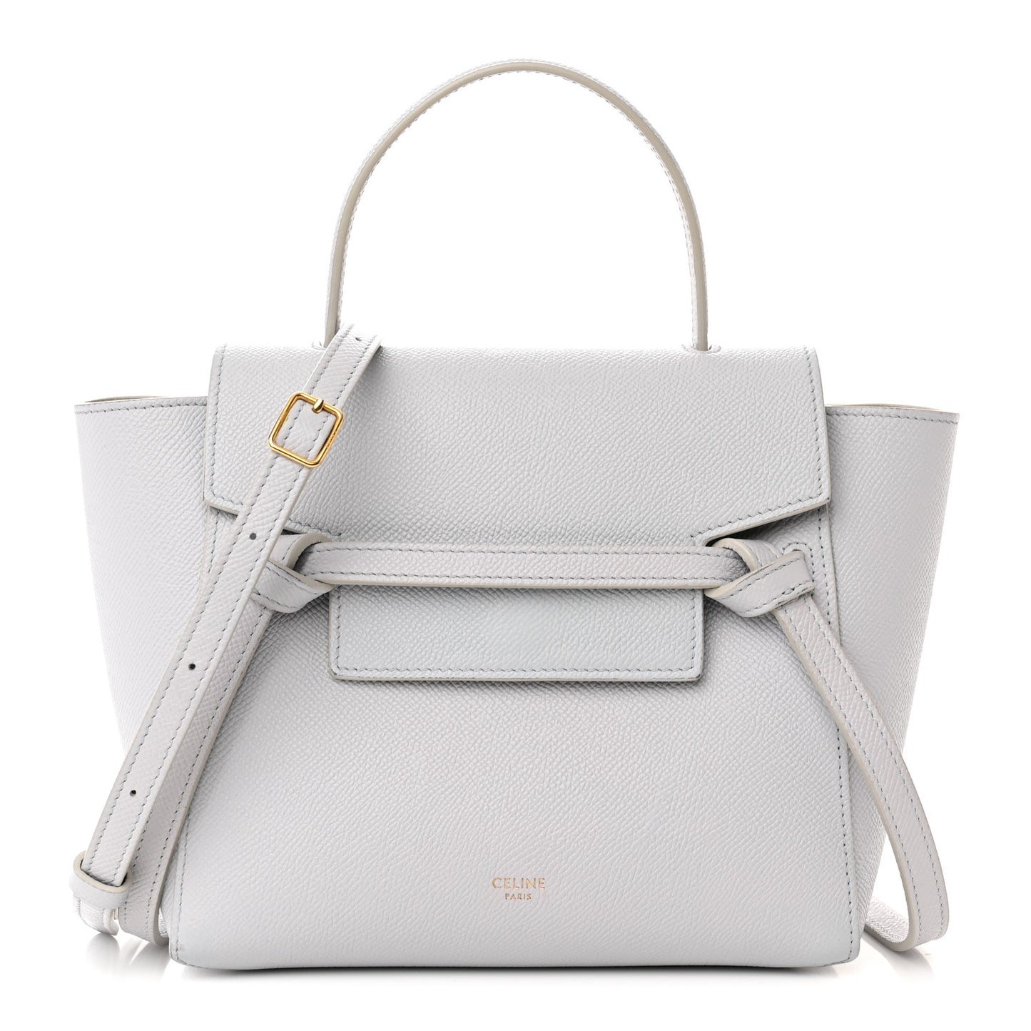 Grained Calfskin Nano Belt Bag Mineral