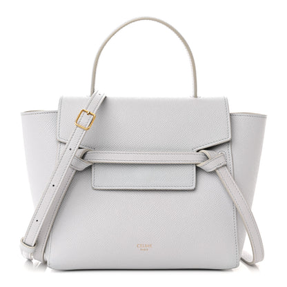 Celine Grained Calfskin Nano Belt Bag Mineral 1 of 12