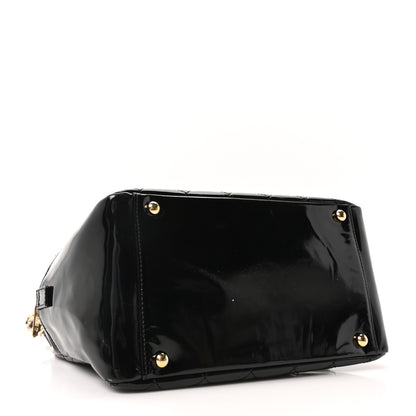 Chanel Patent Quilted Petit Timeless Tote PTT Black 4 of 9