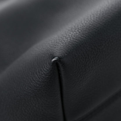 Louis Vuitton Calfskin Lockme Bucket MM Black 9 of 12