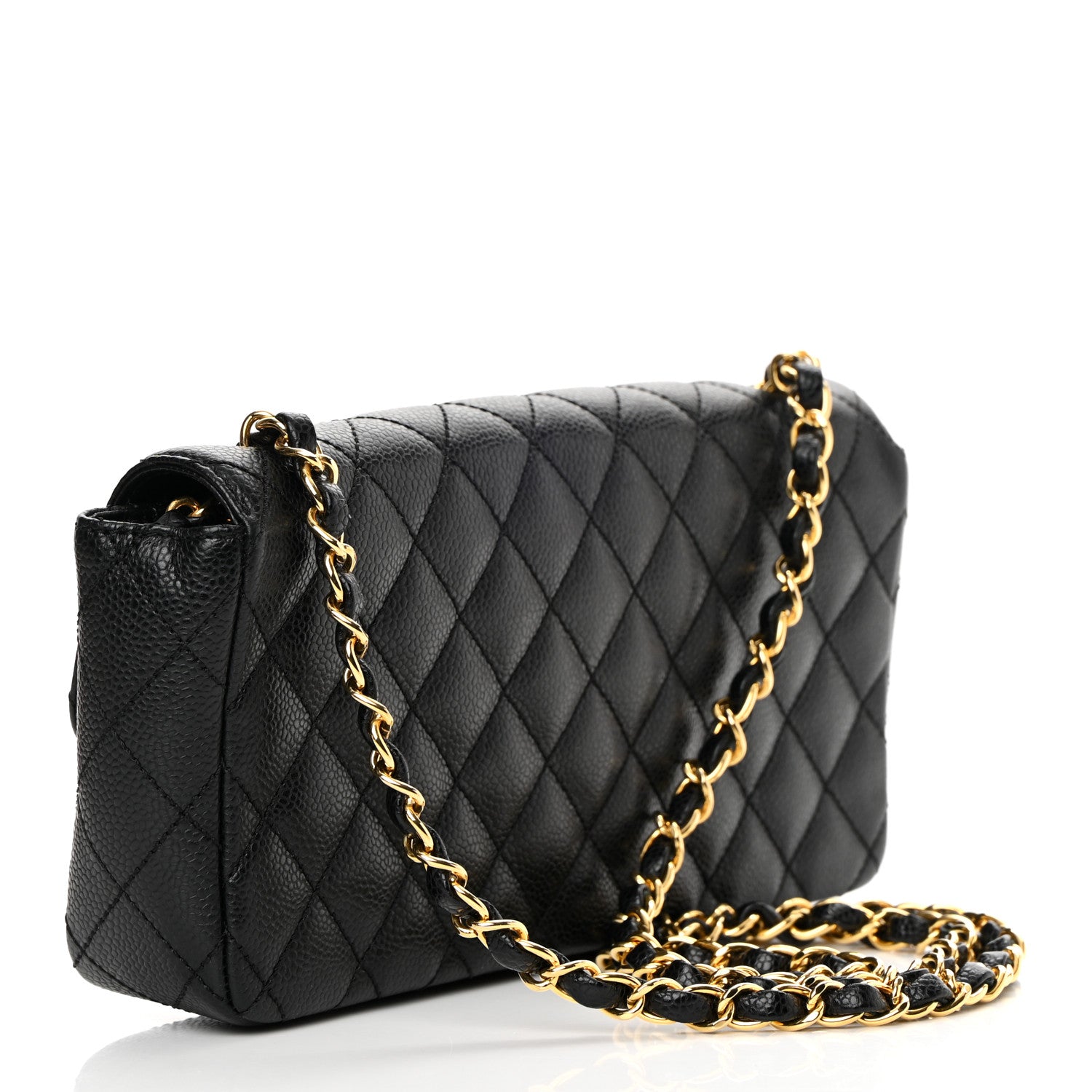 Chanel Caviar Quilted East West Flap Black 3 of 13