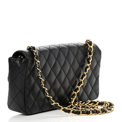 Chanel Caviar Quilted East West Flap Black 3 of 13