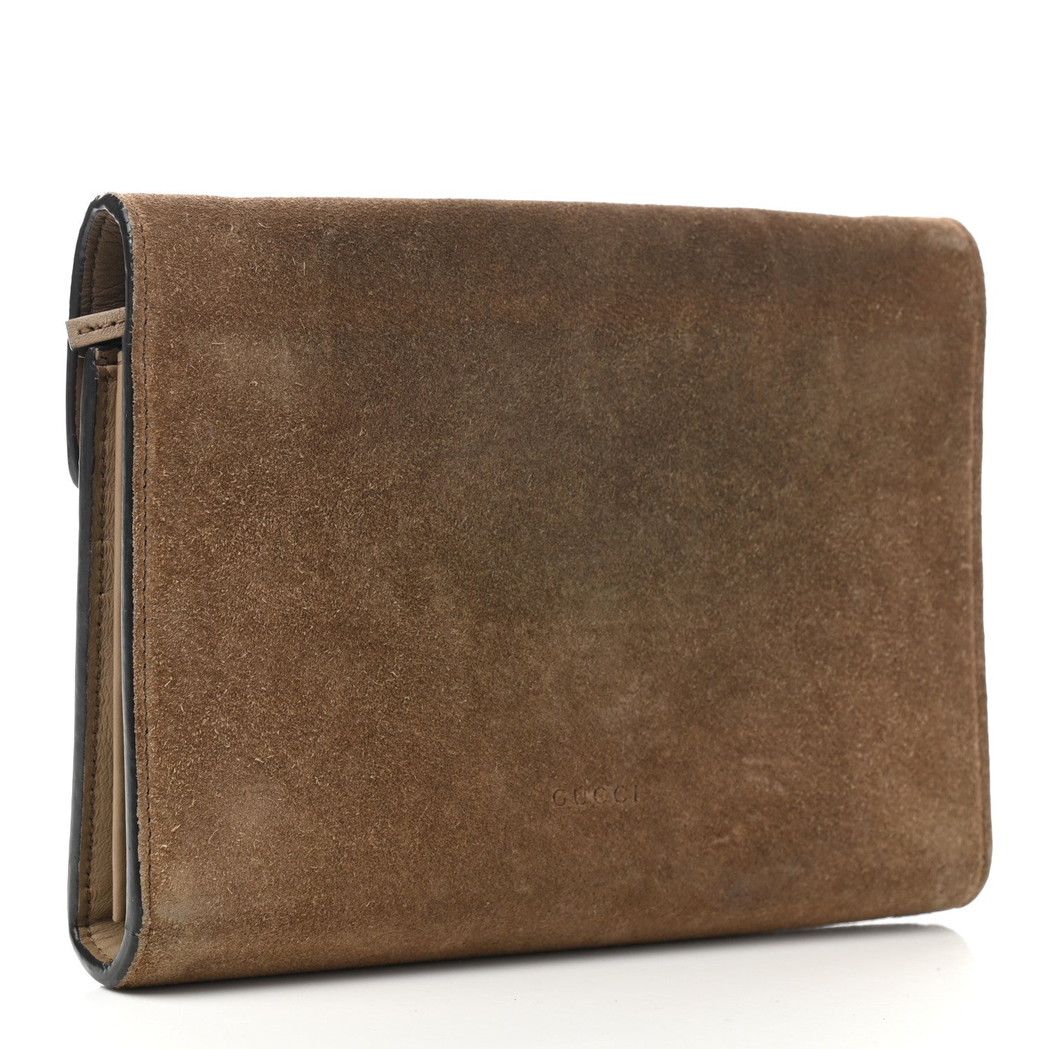 Gucci Suede Mini Dionysus Chain Wallet Taupe 3 of 19