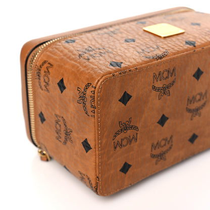 MCM Visetos Vanity Case Cognac 8 of 9
