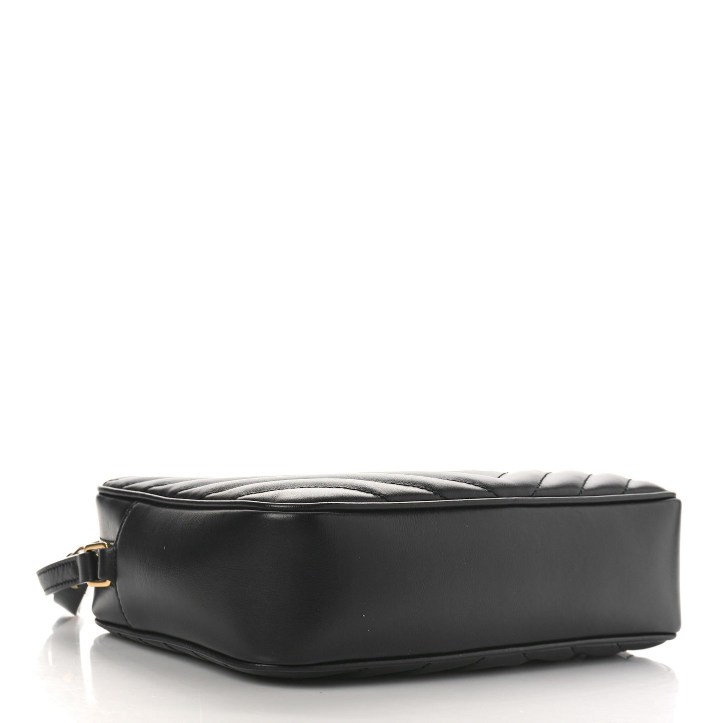 Calfskin Matelasse Monogram Lou Camera Bag Black