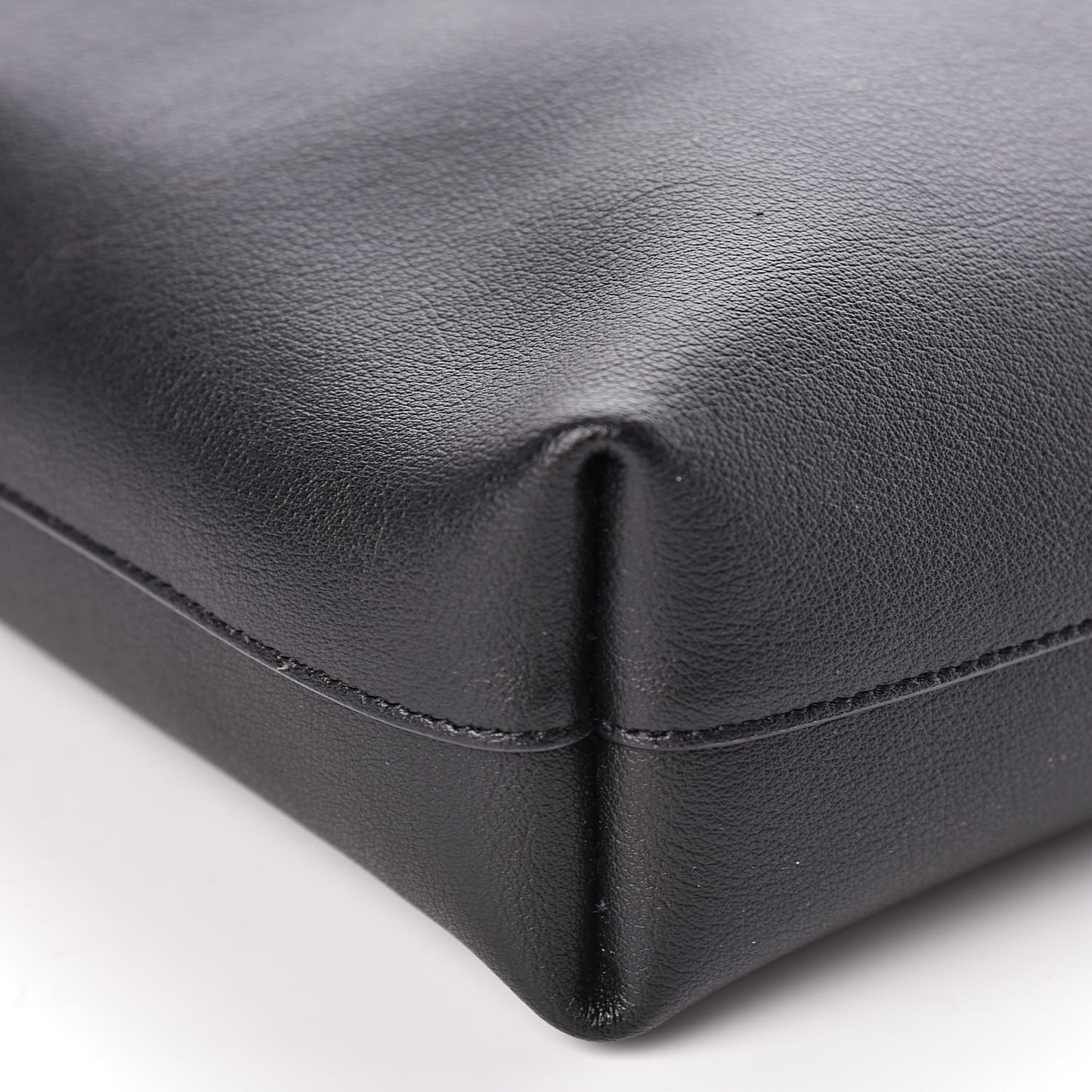 Calfskin Toy Shopping Tote Black