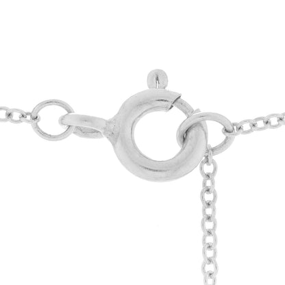 Tiffany Sterling Silver 1837 Double Interlocking Drop Pendant Necklace 6 of 7