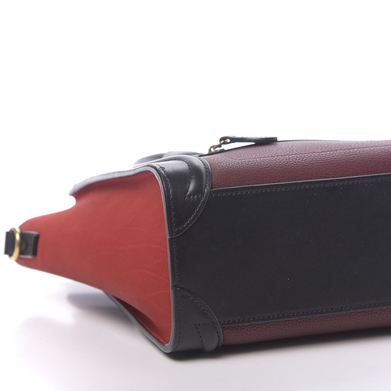 Celine Drummed Calfskin Nubuck Nano Tri-Color Luggage 7 of 9