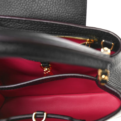Louis Vuitton Taurillon Capucines BB Black 5 of 8