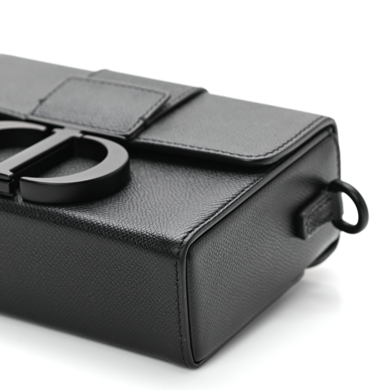 Christian Dior Ultra Matte Grained Calfskin 30 Montaigne Box Bag Black 7 of 7