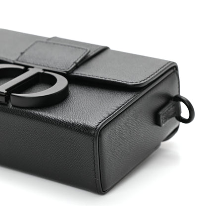 Christian Dior Ultra Matte Grained Calfskin 30 Montaigne Box Bag Black 7 of 7