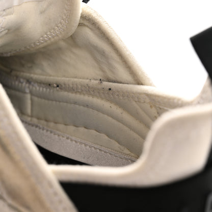 Chanel Velvet Calfskin Mixed Fibers CC Sneakers 36 Ivory Black 10 of 22