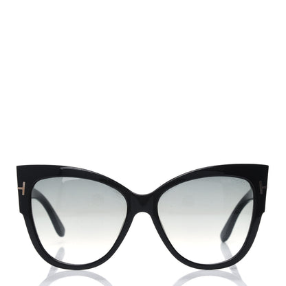 Tom Ford Acetate Anoushka Cat Eye Sunglasses TF371 Black 2 of 4