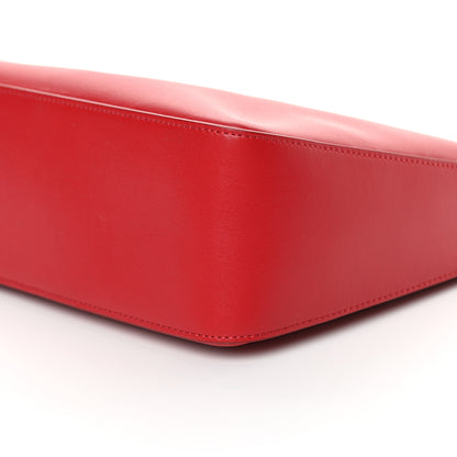 Givenchy Smooth Calfskin Small Moon Cut Out Shoulder Bag Dark Red 9 of 10