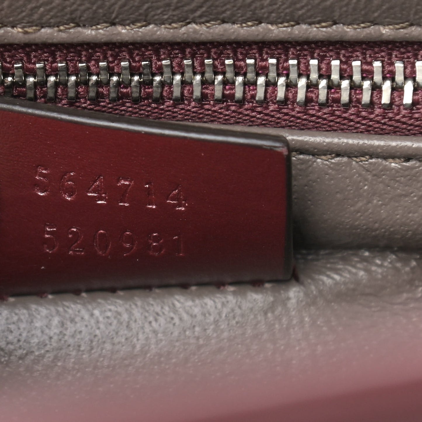 Smooth Calfskin Medium Zumi Top Handle Bag Vintage Bordeaux