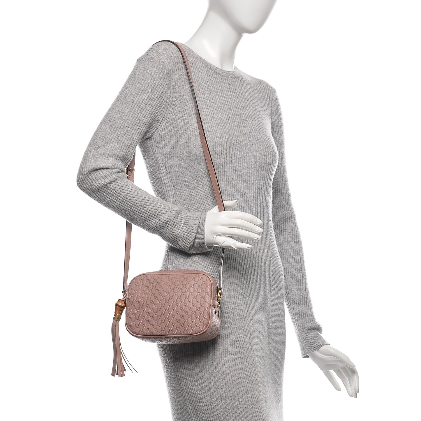 Microguccissima Sunshine Disco Crossbody Bag Light Pink