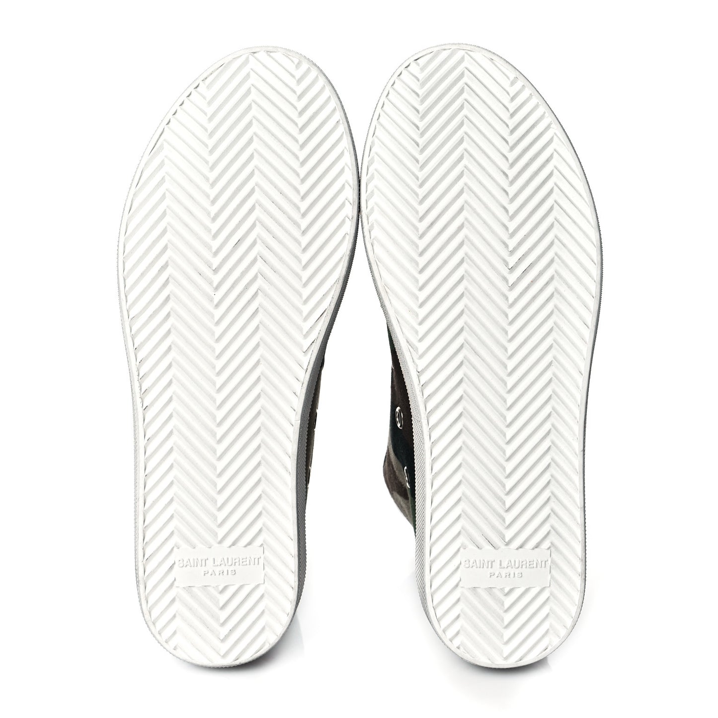 Distressed Canvas Camouflage Print Bedford Hightop Sneakers 36