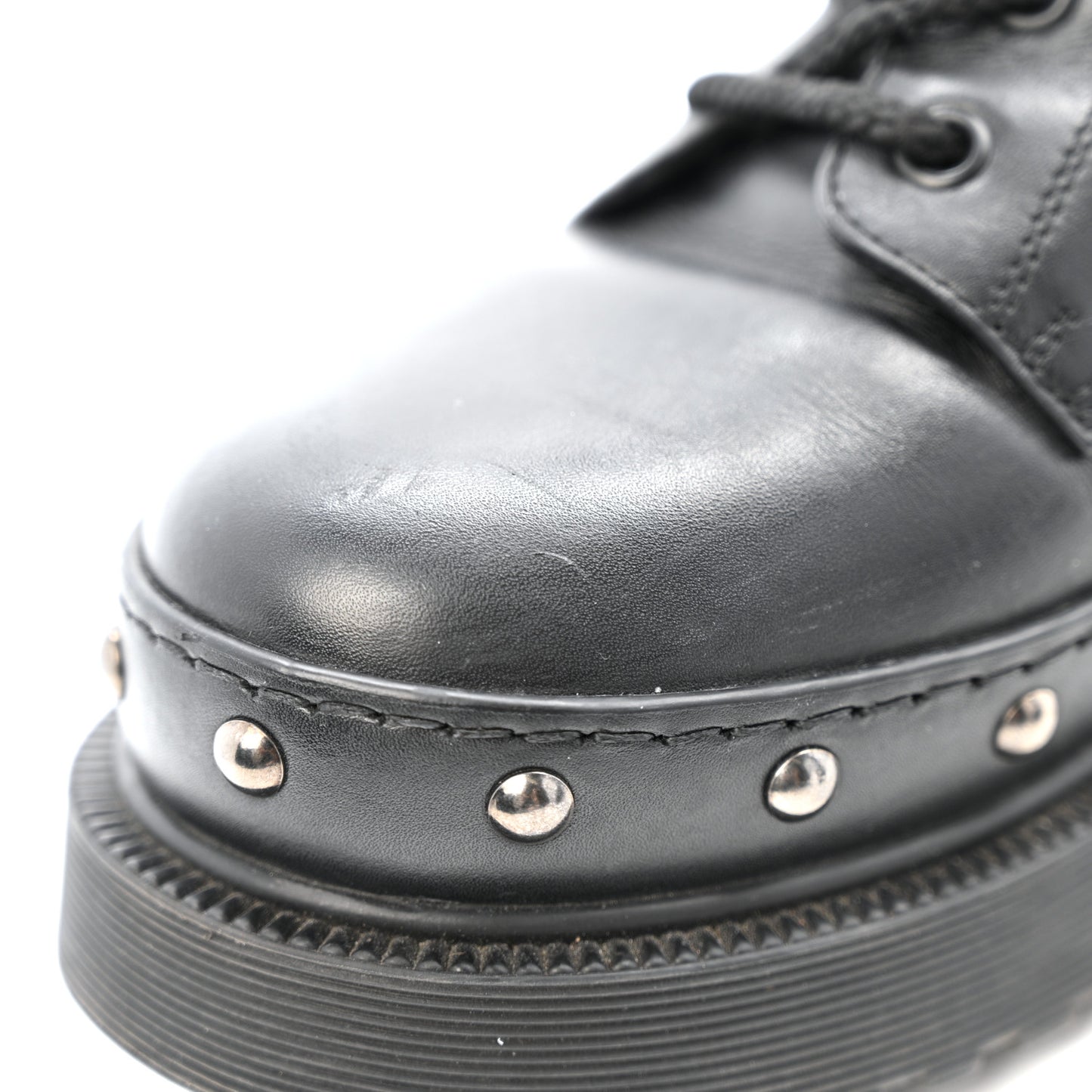 Calfskin Diorquake 25mm Combat Boots 39 Black