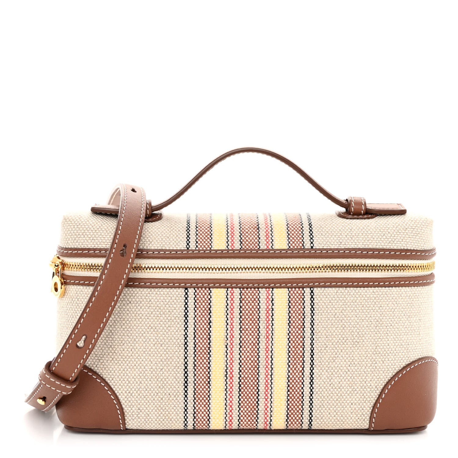 Loro Piana Cotton Canvas L19 Extra Pocket Pouch LP Record Caramel Sugar 1 of 9