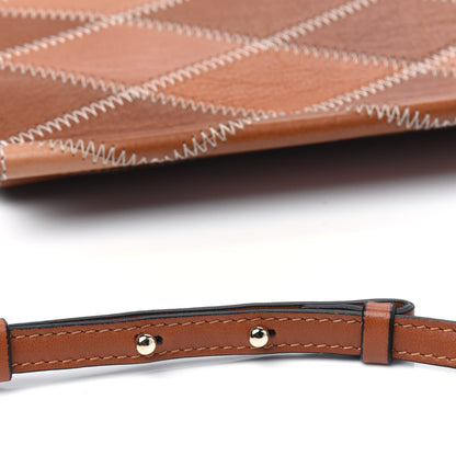 Chloe Calfskin Patchwork Medium Faye Shoulder Bag Caramel 17 of 17