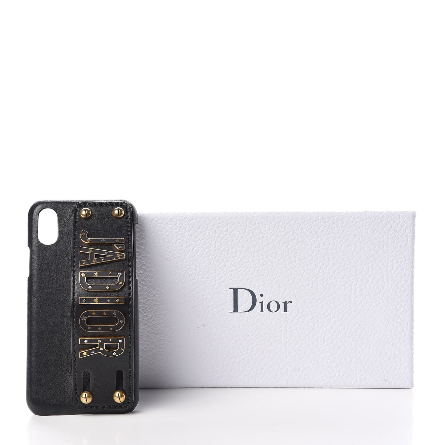 Calfskin J'adior Tech iPhone X Case Black