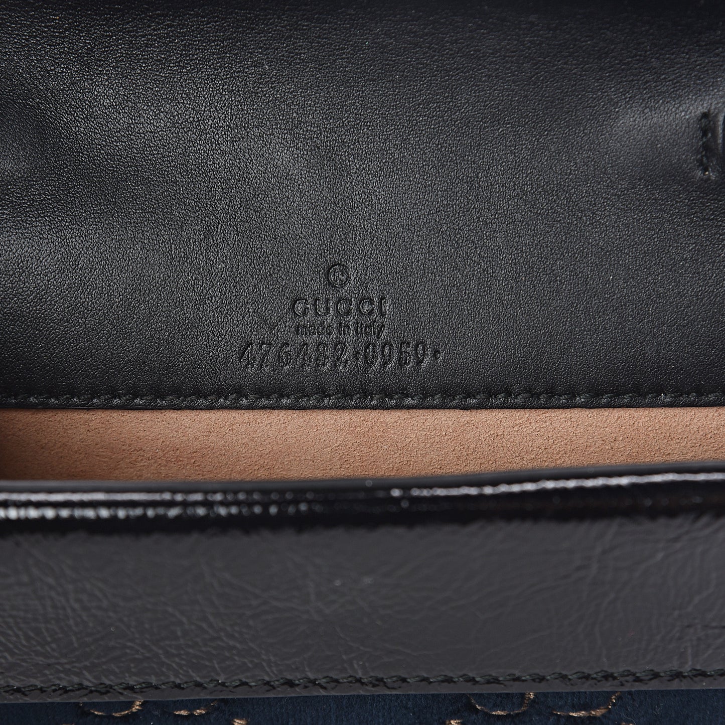 Velvet GG Monogram Super Mini Dionysus Shoulder Bag Blue Beige Black