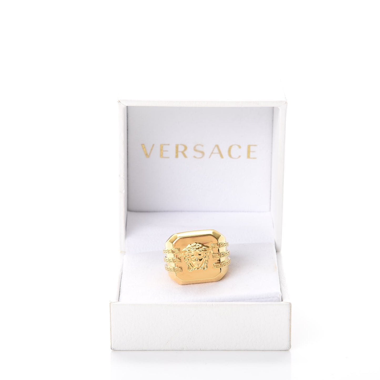 Gold Medusa Ring