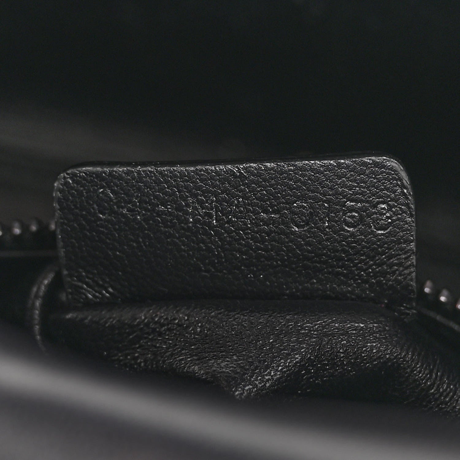 Christian Dior Lambskin Satin Sequin Floral Mini Lady Dior Black 8 of 13