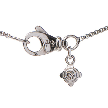 David Yurman Sterling Silver Diamond 4.5mm Bead Station Necklace 36 4 of 4